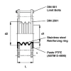 PTFE expansion joint  | 3 waves